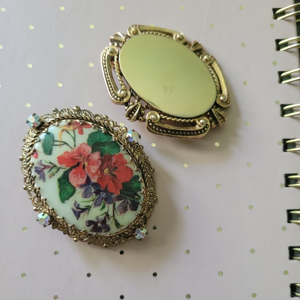 Vintage Brass Brooch Bundle